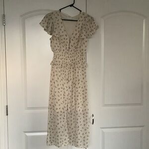 Sienna Sky Cream Floral Maxi Dress